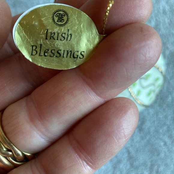 Irish Blessing Christmas Ornament BRADFORD 1999 by Edmund Sullivan Porcelain - Picture 3 of 7